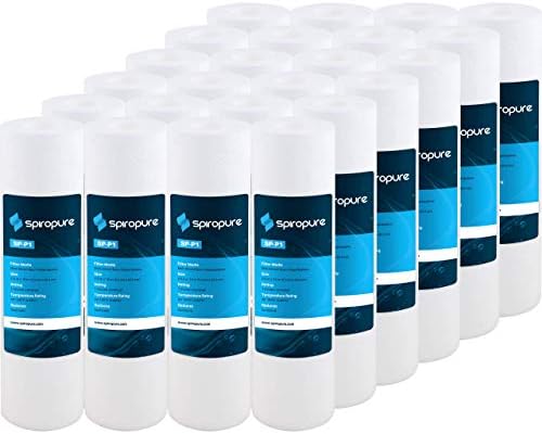 SpiroPure SP-P1 10x2.5 Sediment Water Filter SDC-25-1001 P1 155225-43, 24PK by SpiroPure