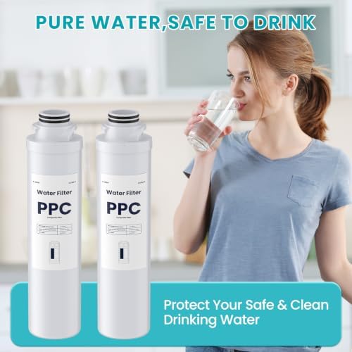 PPC Water Filter Replacement Cartridges, Compatible with Aigerri Countertop Water Filter System, 2-Pack Composite Filter, Reduces Chlorine, Taste & Odor, Twist-Lock - Image 6