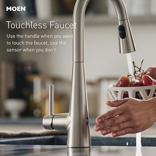 Moen Align MotionSense Wave Touchless Kitchen Faucet, Chrome, 7565EWC - Image 4