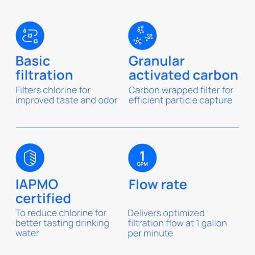 Culligan D-20A Under Sink Water Filter, Basic, 1,000 Gal, Chlorine - Image 3