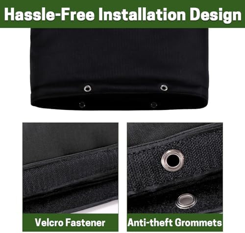 Backflow Preventer Insulated Cover, Pressure Vacuum Breaker Cover with 6 Layers Thick Fabric, Sprinkler Valve Insulation Pouch for Winter Freeze Protection, Water Well Pump Covers, 16×20 IN - Image 4