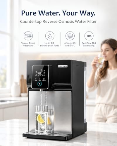 Countertop Reverse Osmosis Water Filter, Tank or Direct Water Line - Image 2