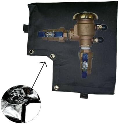 Backflow Insulation Pouch - Pressure Vacuum Breaker Cover (Black) - Image 3