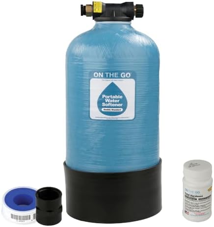 On The Go Portable Water Softener, 16,000 Grain Capacity, Double Softener, Standard Head, Made in USA by On+The+Go
