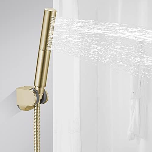 BESy Handheld Shower Head Sprayer Shower Wand Hand Shower Showerhead Gold - Image 4