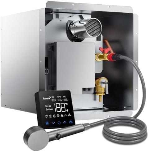 Ranein RV Tankless Water Heater, 65,000 BTU, 3.9 GPM, CSA, Model RA65SH by Ranein
