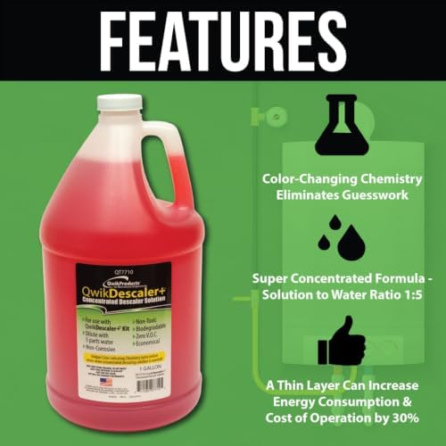 QwikDescaler+ Concentrated Tankless Water Heater Descaler Solution (1 Gal) - Image 3