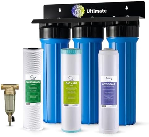 iSpring Ultimate Whole House Water Filter w/Spin Down Sediment Filter by iSpring