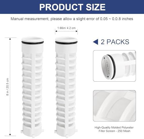 1-1/2" 250 Mesh Spin Down Filter Screen for Rusco & Vu-Flow Filtration - Image 5