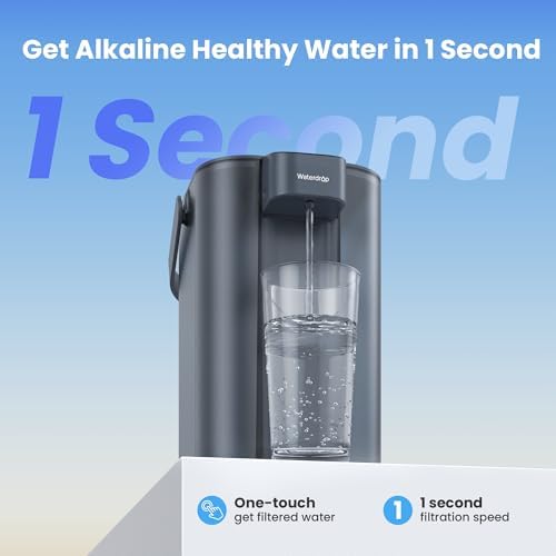 Waterdrop ED01AB Alkaline Electric Water Filter Pitcher, 15-Cup, Blue - Image 5
