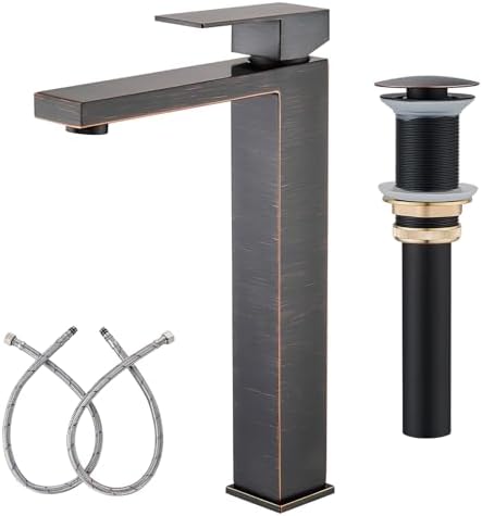 AVSIILE Vessel Sink Faucet, Oil Rubbed Bronze 1 Hole Single Handle Faucets by AVSIILE