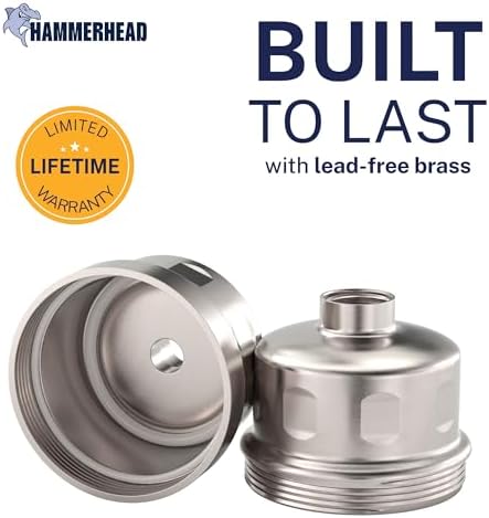 Hammerhead Metal Shower Head Filter, KDF-55 Removes Chlorine & Chemicals - Image 4