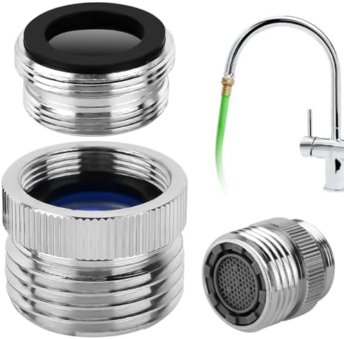 Fucet Adapter with Aerator | Faucet To Garden Hose Adapter by Unknown
