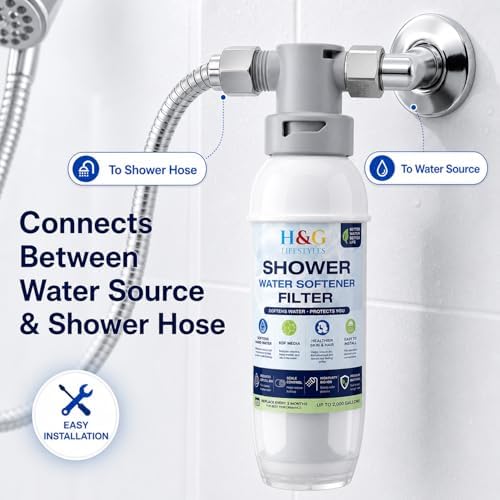 H&G Lifestyles Shower Water Softener for Hard Water, Up to 2000 Gallons - Image 5