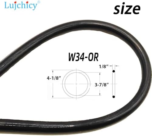 W34-OR 5/Pack Replacement American Plumber, Water Filter for American Plumber 4-1/8" X 3-7/8 X 1/8，152030 Filter O-Ring Fits Pentek 151120 Water Filter Housing - Image 2