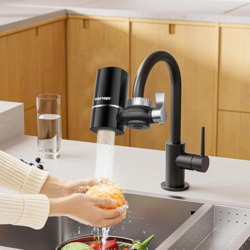 Vortopt T1 Faucet Filter, NSF Certified Faucet Water Filter for Sink by Vortopt