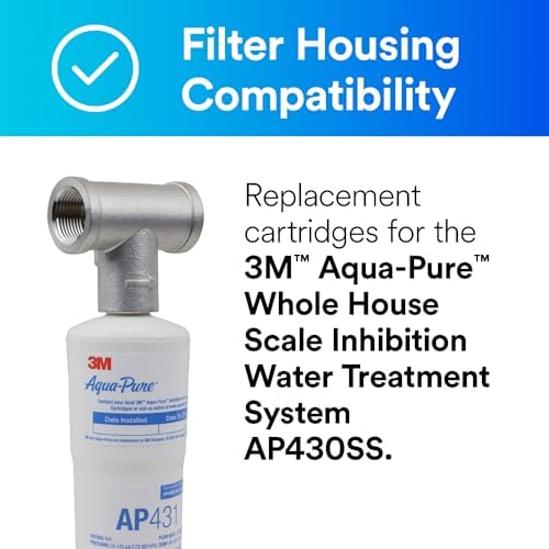 3M Aqua-Pure AP431 Whole House Scale Inhibition Inline Replacement Water Cartridge For System AP430SS,Genuine 3M Replacement Cartridge,(Pack of 10) - Image 2