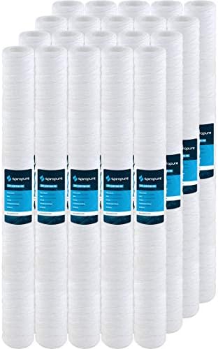 SpiroPure SP-CW100-30 100 um 30x2.5 Sediment Water Filter SWC-25-30100 20PK by SpiroPure