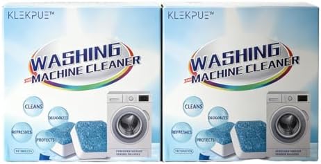 Washing Machine Cleaner Tablets,Deep Cleaning Descaler and Suitable for Most Washer Machine Cleaner Front Loader and Top Load,Powder Cleaner for Washing Machines and Dishwasher Pods (24) by UUniqueGift