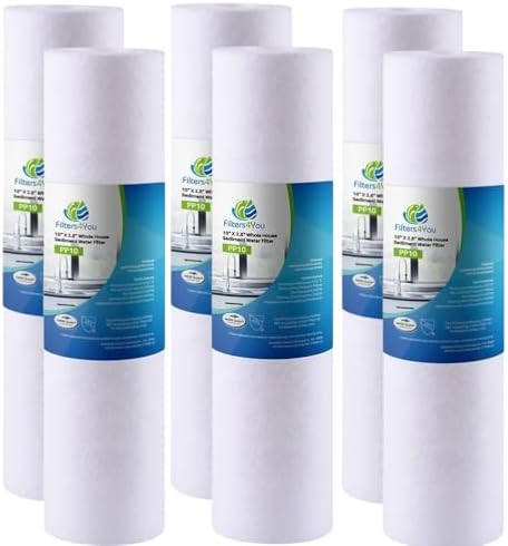 CFS 1 Micron Sediment Prefilter for EC110 EV9534-40 EV9534-12 - 6 Pack by CompleteFiltrationServices