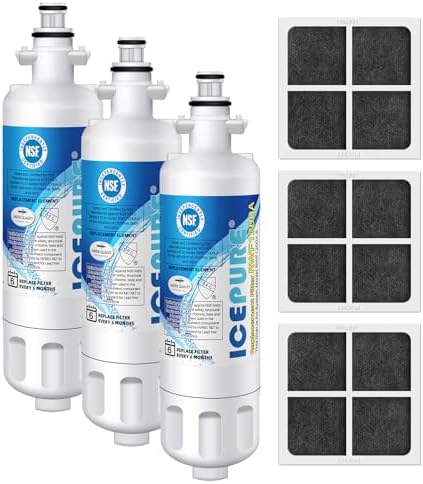 ICEPURE ADQ36006101 Replacement for LG LT700P Filter & LT120F Air Filter by ICEPURE
