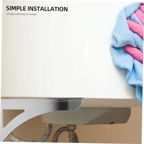 Stainless Steel Water Heater Support Bracket for Electric Units, 1 Pair - Image 3