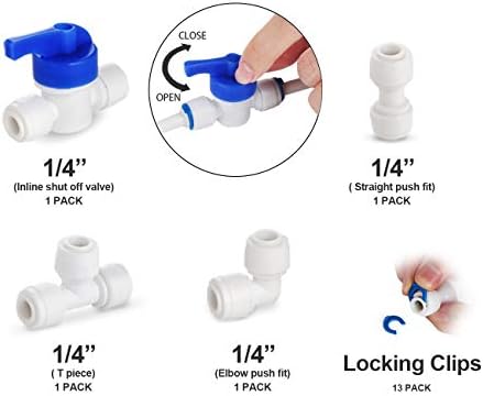 Refrigerator Water Line Kit, 49.2 Ft Extra Long Fridge Ice Maker Water Line Kit, 1/4” O.D.Leak-Proof & Long Lifetime Water Tubing Hose & Connect for Fridge Ice Maker RO Systems Water Filter Faucet - Image 3