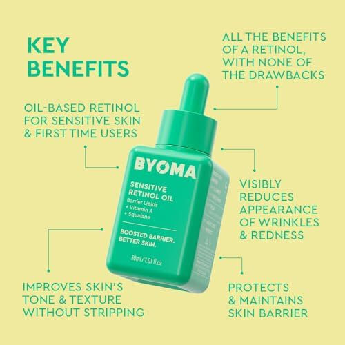 BYOMA Sensitive Retinol Oil, Face Oil for Retinol Beginners (30ml) - Image 4