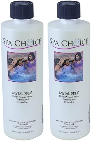 SpaChoice 1-Pint 2-Pack Premium Metal Free, Metal Gone for Spa Hot Tub by SpaChoice