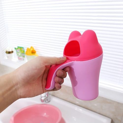 2pcs Bath Shampoo Rinse Cup with Ergonomic Handle, PP TPE - Image 5