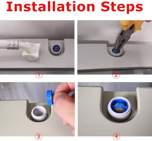 Washer Hose Filter Water Inlet Valve Filter Screen, Water Filter Replacement Repair Kit for Washing Machine Mesh Water Filter Screen Strainer (10) - Image 3