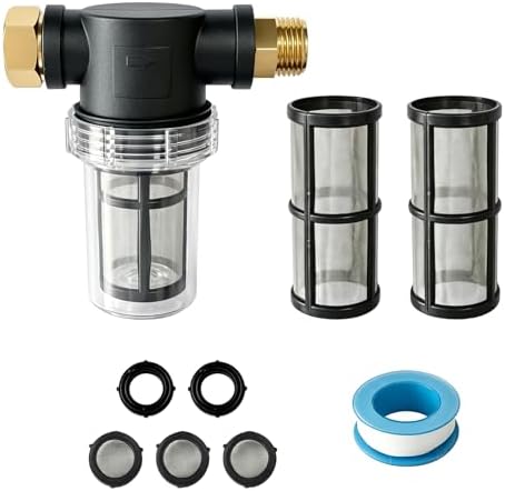 100 Mesh Water Pump Inlet Filter 3/4'' 2 pcs for Pumps & Washers by LeleoCar
