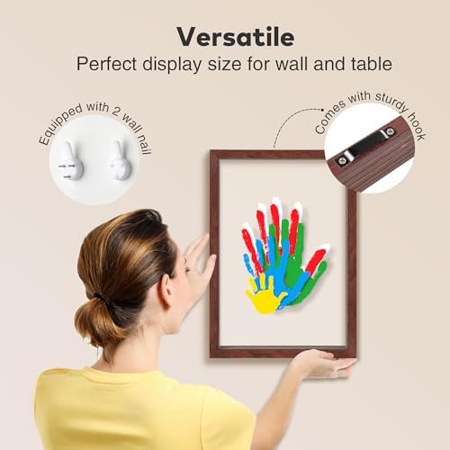 Family Handprint Kit for 5, Hand Print Keepsake Frame DIY Craft Gift - Image 6