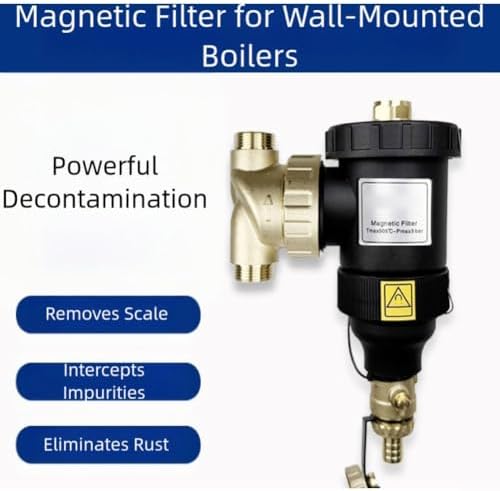 Magnetic Boiler Filter With Stainless Steel Mesh, Sludge And Scale Separator For Central Heating And HVAC Systems, Threaded Connection DN20-DN32(DN20/3/4 female) - Image 7