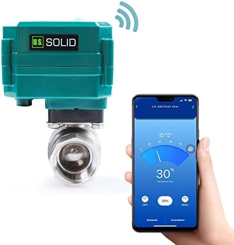 1" Smart SS304 Motorized Ball Valve + WiFi Water Leak Alarm - Image 2