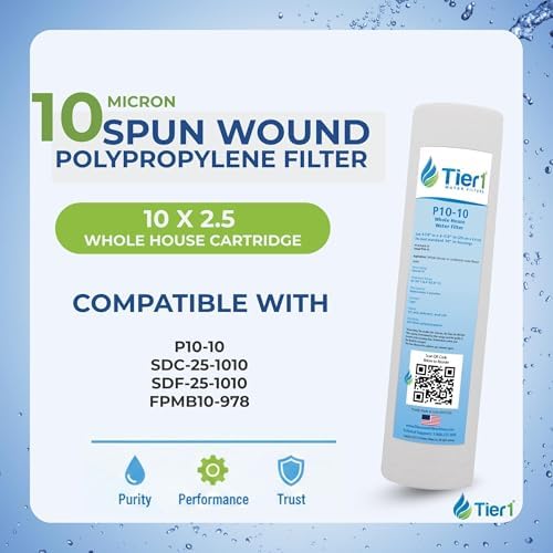 Tier1 10 Micron 2.5" × 10" Filter Replaces P10-10, SDC-25-1010, 25-Pack - Image 2