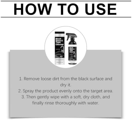 Kitchen Sink Cleaner, Black Faucet Hard Water Remover, 120ml - Image 3