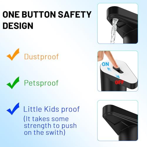 Rechargeable Water Pump for 2/3/5 Gallon Jug with Protective Spout Cover - Image 5