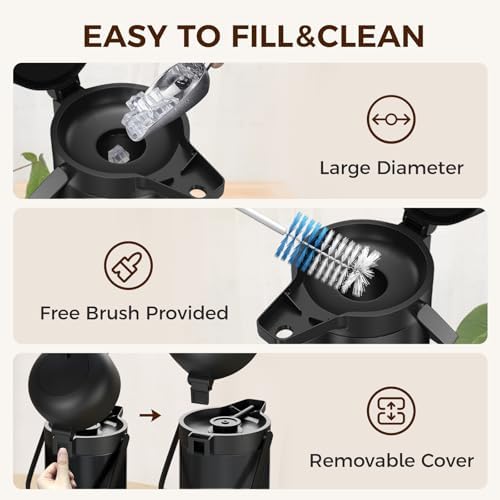 Coffee Carafe for Keeping Hot, 102OZ / 3L Airpot Coffee Dispenser with Pump - Image 5