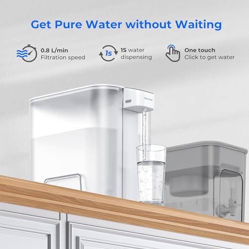 Waterdrop ED04W-L Mega Electric Water Filter Dispenser, Large 27-Cup, White - Image 5