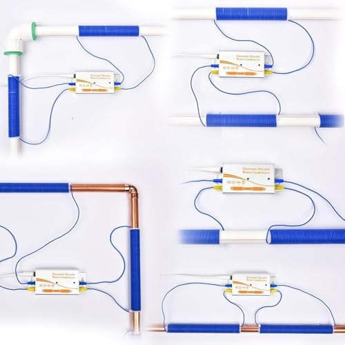 Electronic Water Descaler System, Whole House Water Softener Alternative, No Salt, Limescale Prevention (Sliver) - Image 5