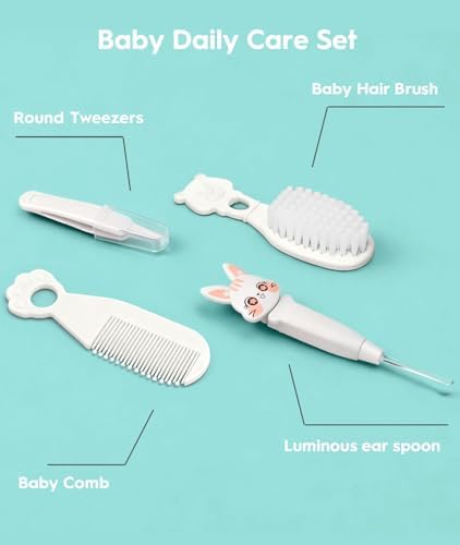 YASEW Baby Grooming Kit with Electric Nail Trimmer, Newborn Essentials - Image 3