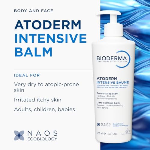 Bioderma Atoderm Intensive Balm, Hydrating Balm for Dry to Atopic Sensitive Skin, Face & Body Moisturizer with Ultra Soothing Anti-Itching Formula, Fragrance-Free, Non-Greasy & Non-Sticky for Family - Image 4