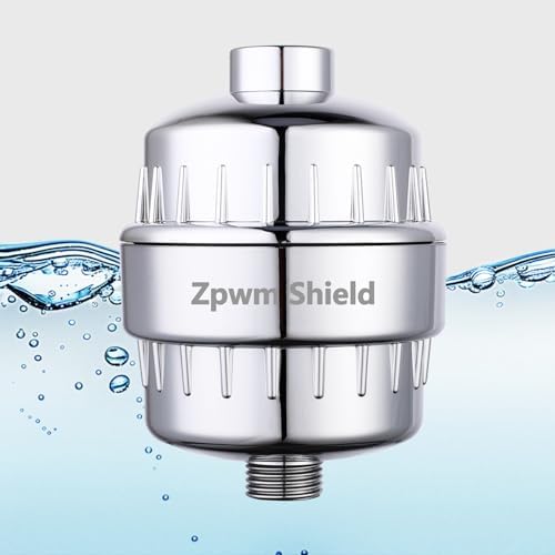 21stage shower filter. Suitable for hard water. Universal high-flow shower head filter removes chlorine, impurities, fluoride, heavy metals and odors Improve your skin, hair and nail condition, chrome - Image 6