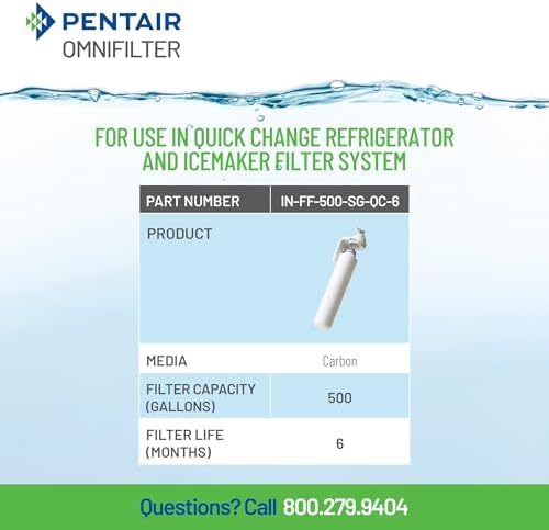 Pentair OMNIFilter Refrigerator and Icemaker Water Filter Cartridge - Image 4
