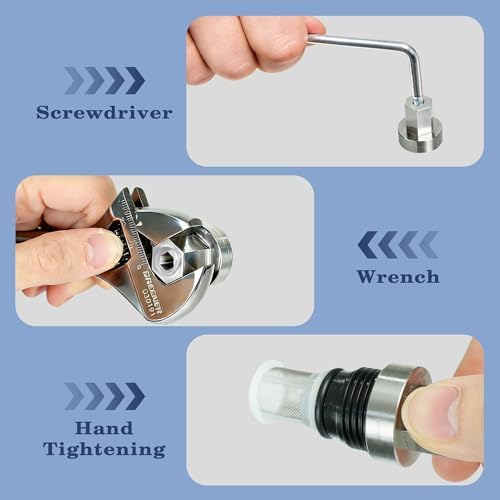 3-in-1 Metal Filter Removal Tool for Rinnai Tankless Water Heater - Image 5