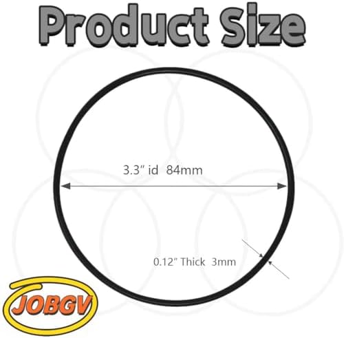 6 Pack WS03X10038 O-Ring Fits GE 2.5 Inch Water Filter GXWH01C - Image 2