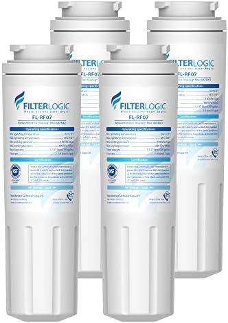 Filterlogic UKF8001 Replacement for EveryDrop Filter 4 Water Filter, 4 Pack by Filterlogic