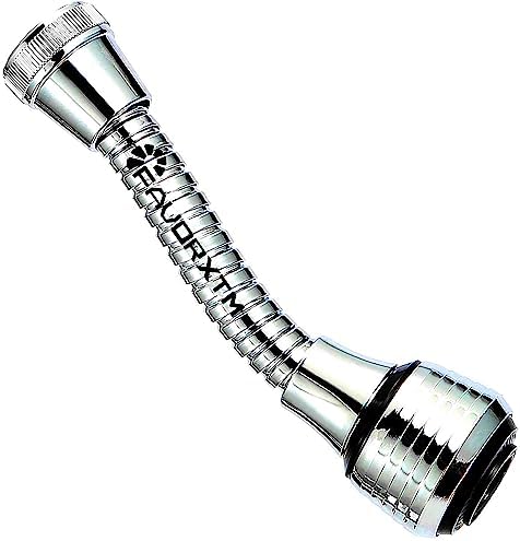 Faucet Sprayer Attachment Flexible Tap Extension Aerator 360 Degree ABS For Kitchen Sink Cold Hot Water by FAVORXTM