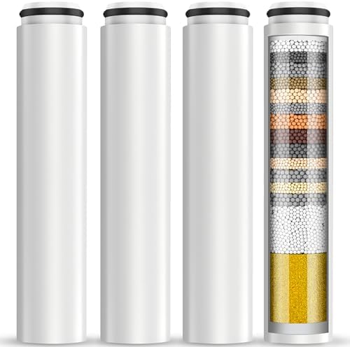 Cobbe 4 Pack Replacement Filters for Handheld Shower Head by Cobbe